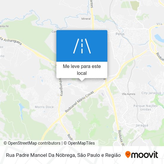 Rua Padre Manoel Da Nóbrega mapa