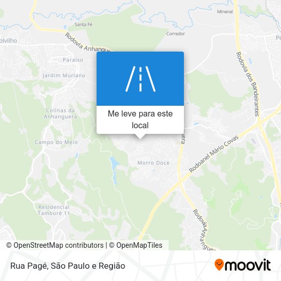 Rua Pagé mapa