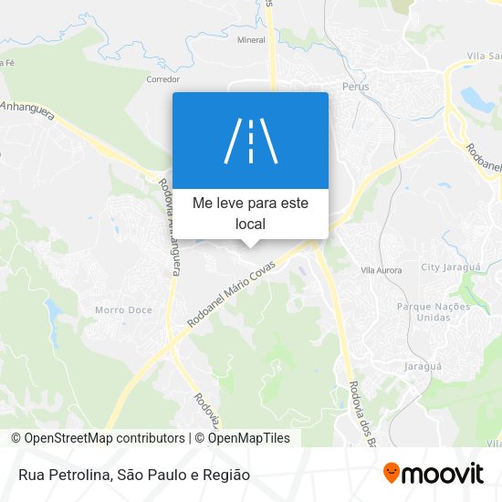 Rua Petrolina mapa