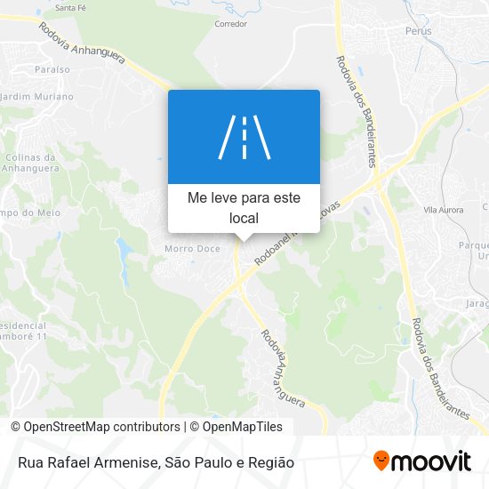 Rua Rafael Armenise mapa