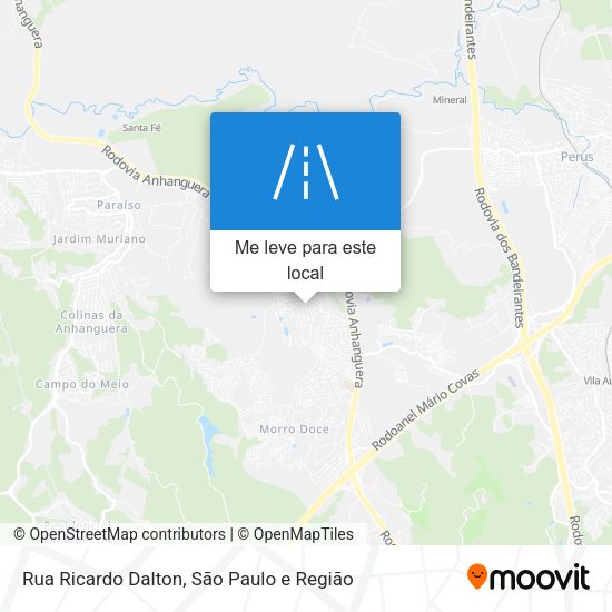 Rua Ricardo Dalton mapa