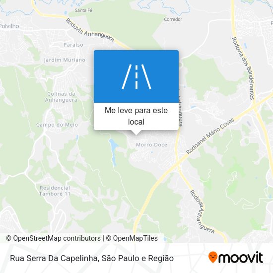 Rua Serra Da Capelinha mapa