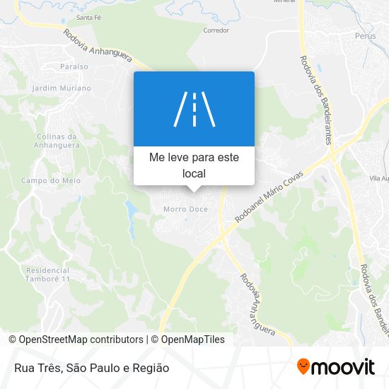Rua Três mapa