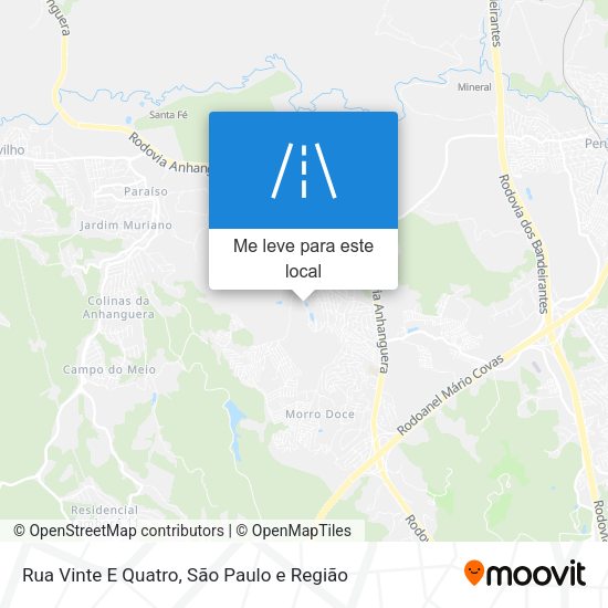 Rua Vinte E Quatro mapa
