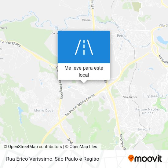 Rua Érico Veríssimo mapa