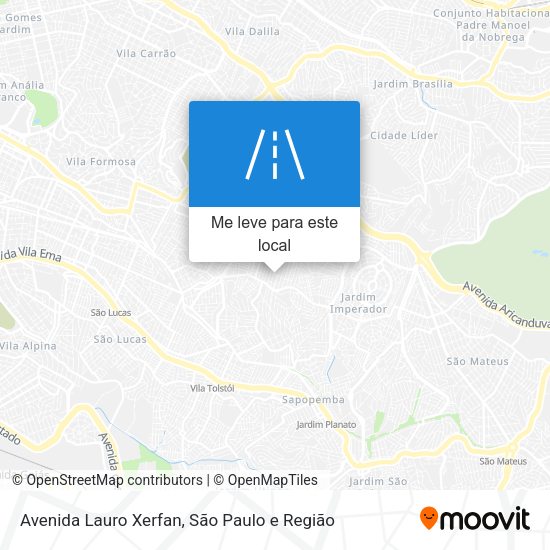 Avenida Lauro Xerfan mapa