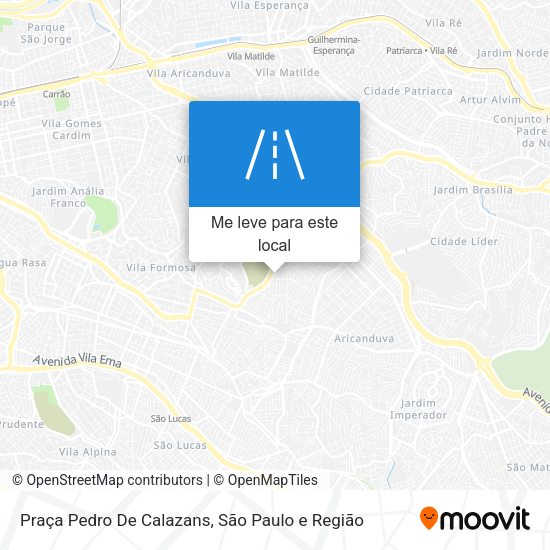 Praça Pedro De Calazans mapa