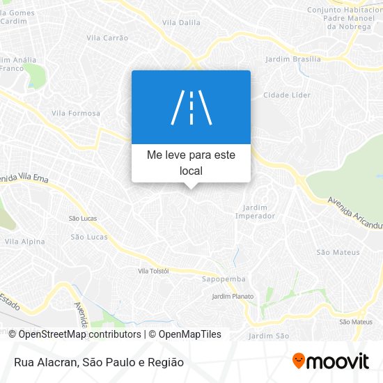 Rua Alacran mapa