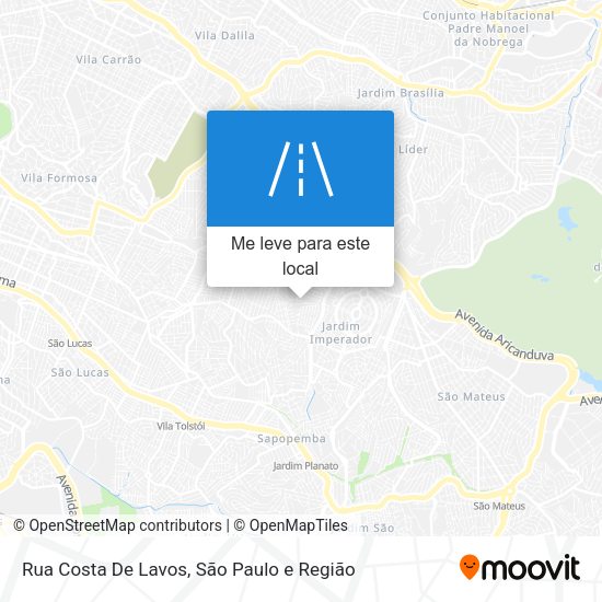 Rua Costa De Lavos mapa