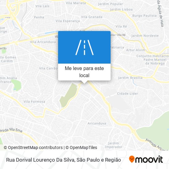 Rua Dorival Lourenço Da Silva mapa