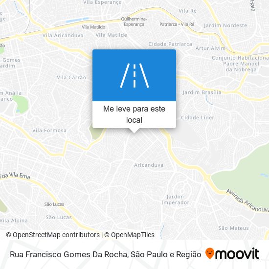 Rua Francisco Gomes Da Rocha mapa
