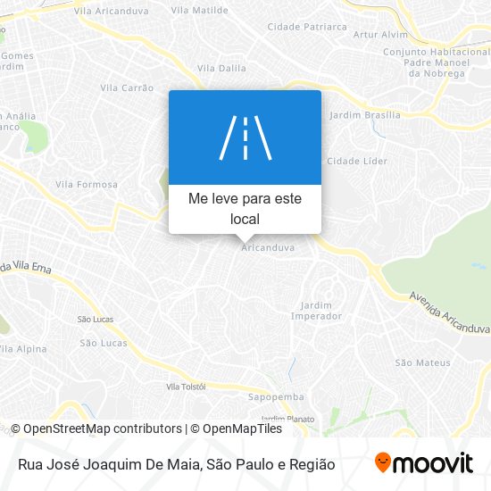 Rua José Joaquim De Maia mapa