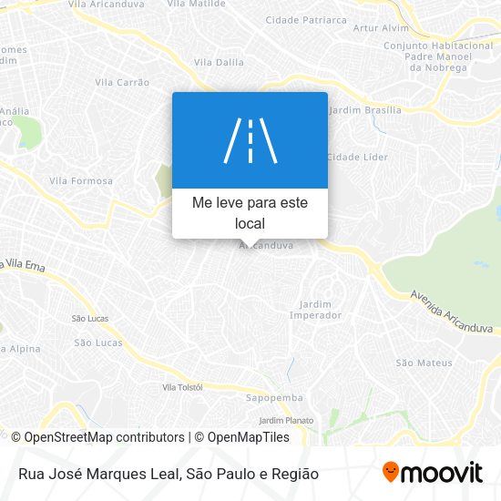 Rua José Marques Leal mapa