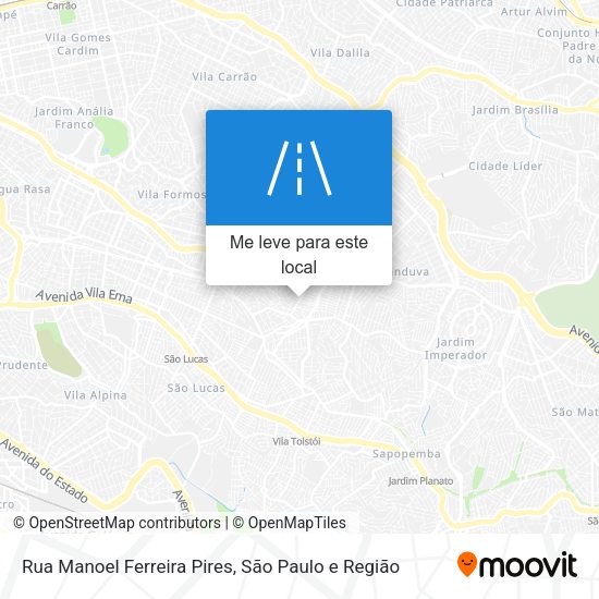 Rua Manoel Ferreira Pires mapa