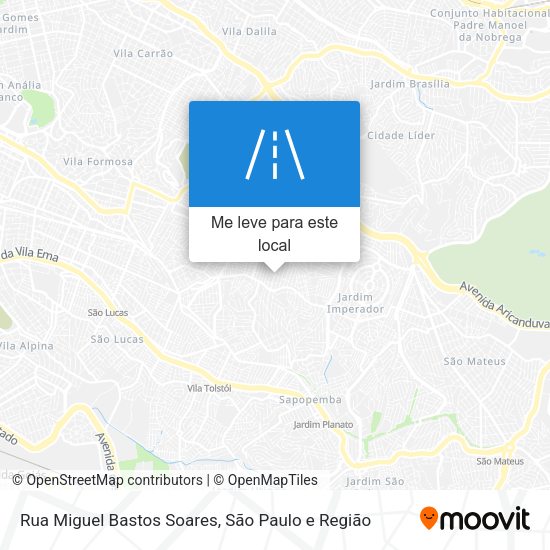 Rua Miguel Bastos Soares mapa