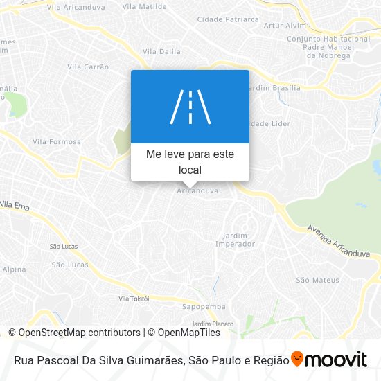 Rua Pascoal Da Silva Guimarães mapa