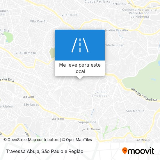 Travessa Abuja mapa