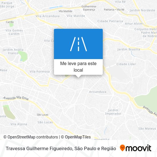 Travessa Guilherme Figueiredo mapa