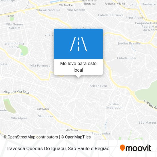 Travessa Quedas Do Iguaçu mapa
