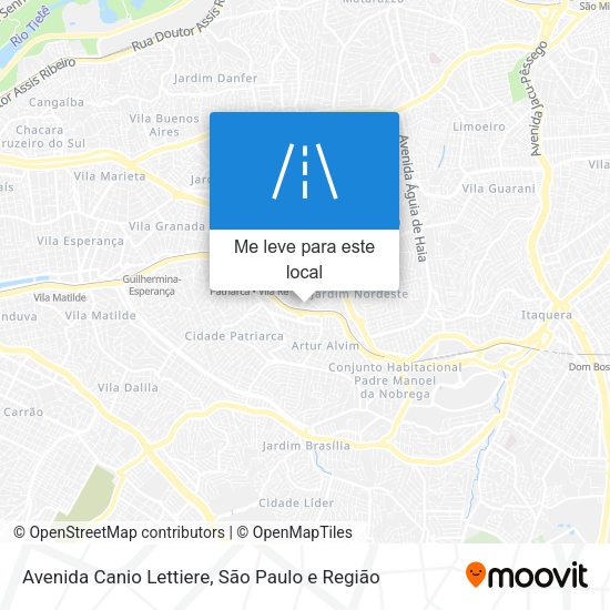Avenida Canio Lettiere mapa