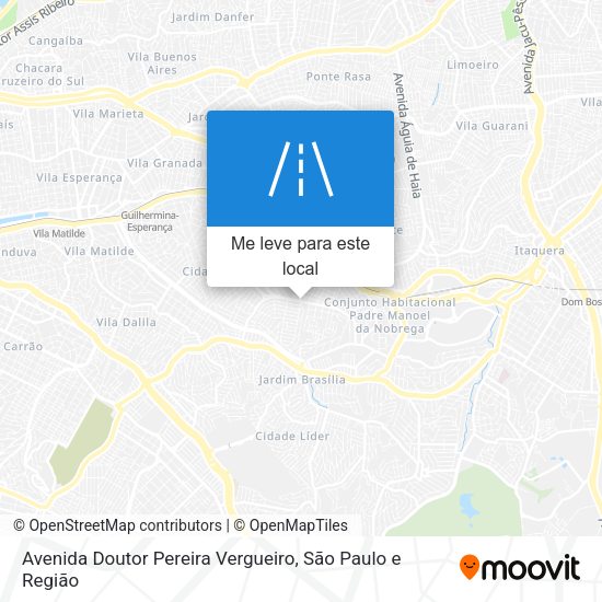 Avenida Doutor Pereira Vergueiro mapa