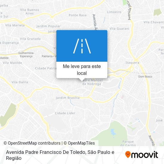 Avenida Padre Francisco De Toledo mapa