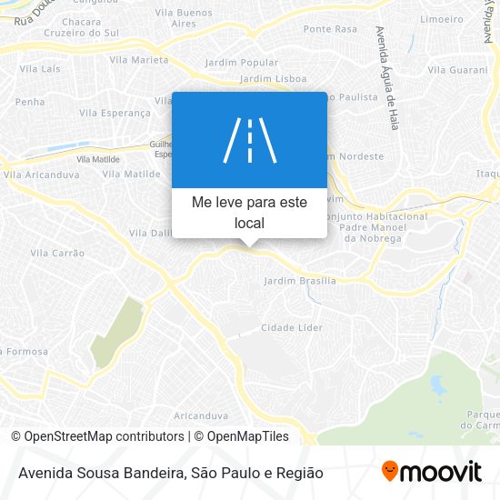 Avenida Sousa Bandeira mapa