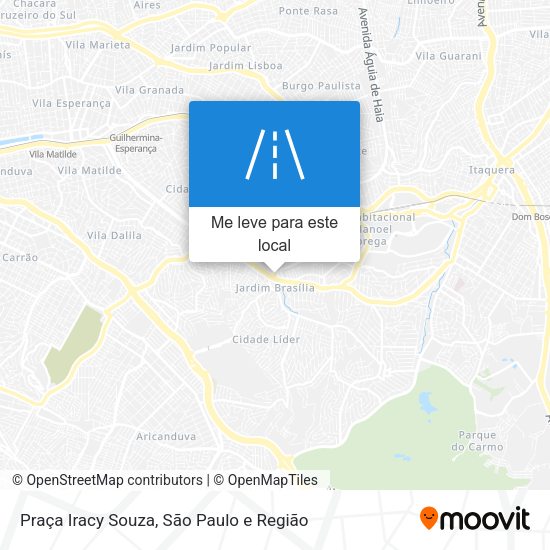 Praça Iracy Souza mapa