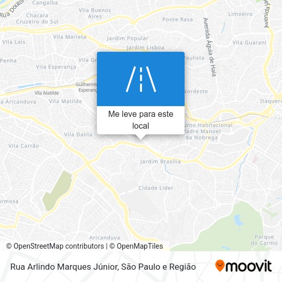 Rua Arlindo Marques Júnior mapa