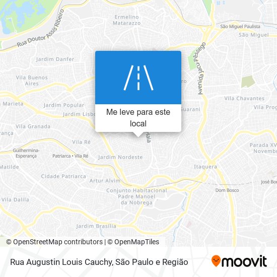 Rua Augustin Louis Cauchy mapa