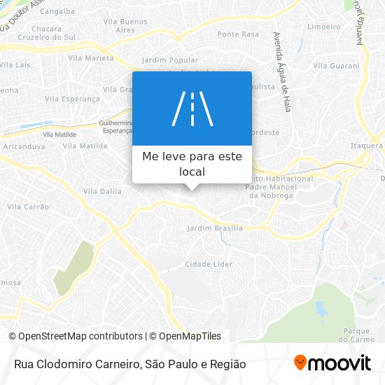 Rua Clodomiro Carneiro mapa