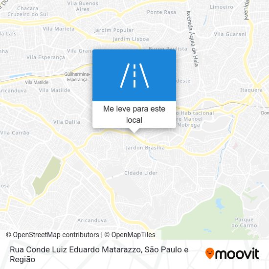 Rua Conde Luiz Eduardo Matarazzo mapa