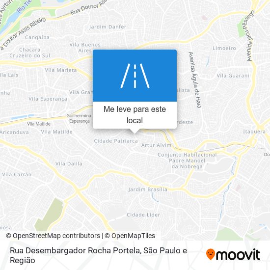Rua Desembargador Rocha Portela mapa