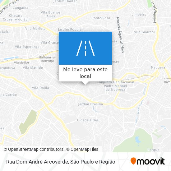 Rua Dom André Arcoverde mapa