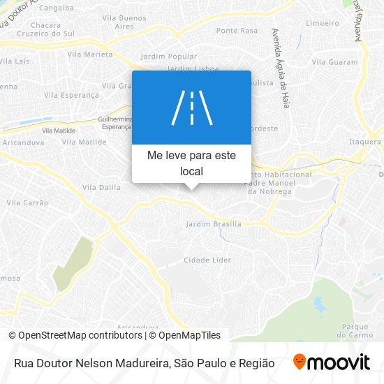 Rua Doutor Nelson Madureira mapa