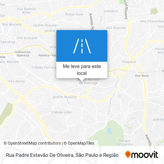 Rua Padre Estevão De Oliveira mapa