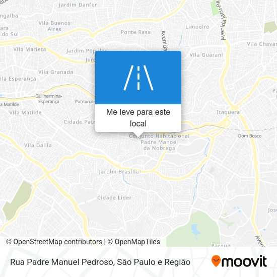 Rua Padre Manuel Pedroso mapa