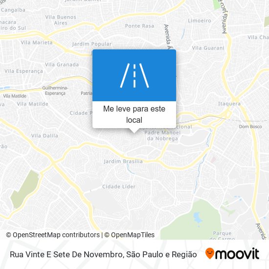 Rua Vinte E Sete De Novembro mapa