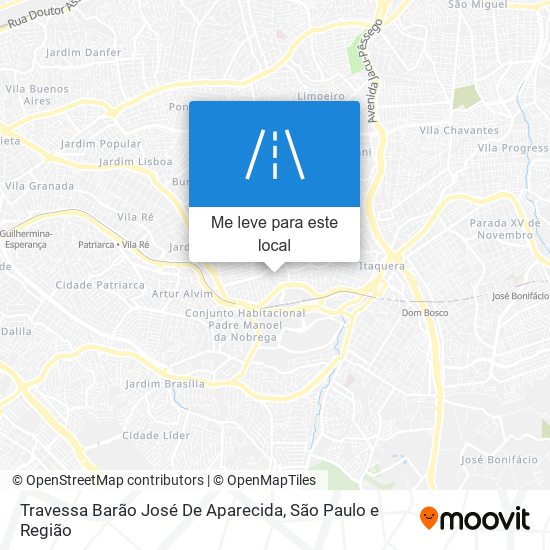 Travessa Barão José De Aparecida mapa