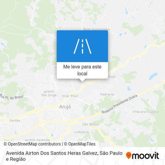 Avenida Airton Dos Santos Heras Galvez mapa