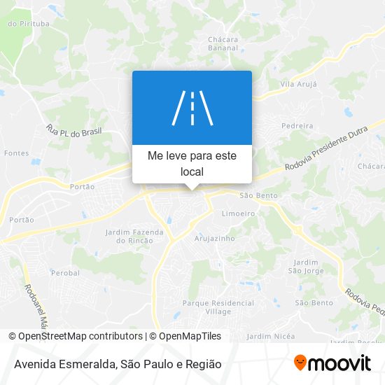 Avenida Esmeralda mapa