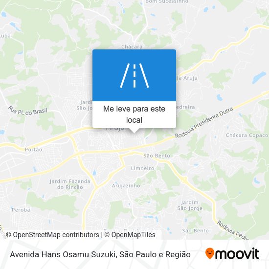 Avenida Hans Osamu Suzuki mapa