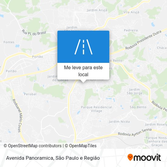 Avenida Panoramica mapa