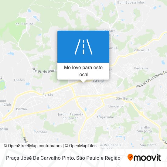 Praça José De Carvalho Pinto mapa