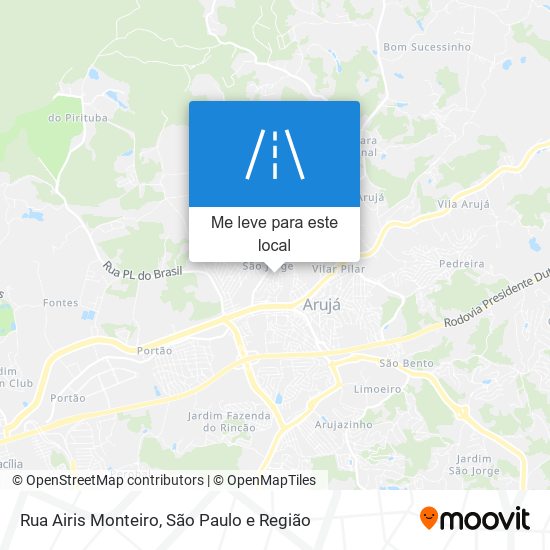 Rua Airis Monteiro mapa