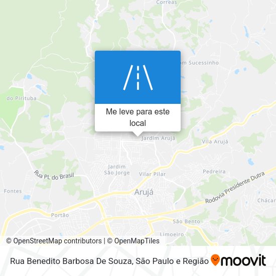 Rua Benedito Barbosa De Souza mapa