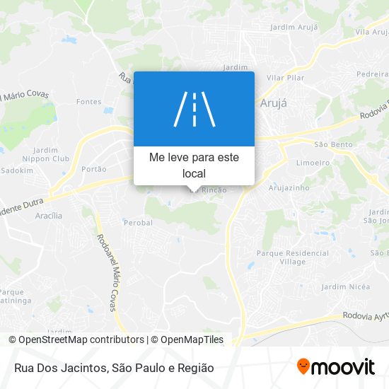 Rua Dos Jacintos mapa