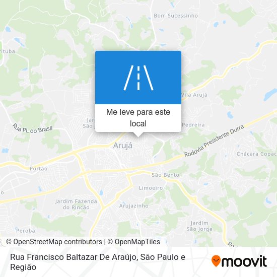 Rua Francisco Baltazar De Araújo mapa