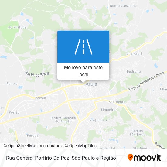 Rua General Porfírio Da Paz mapa