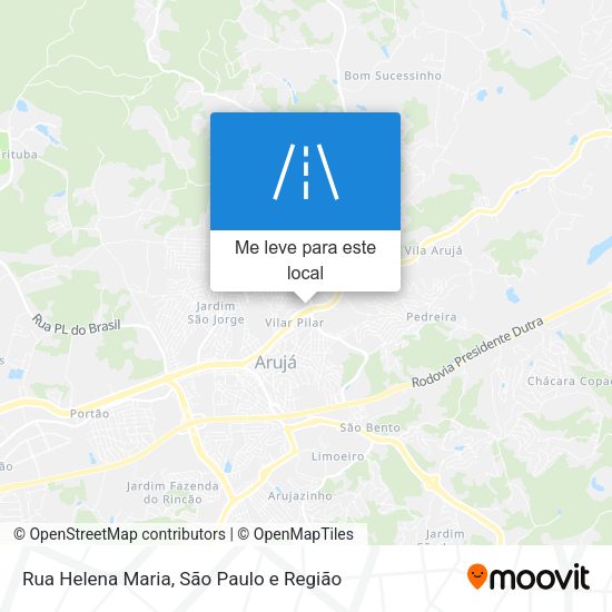 Rua Helena Maria mapa